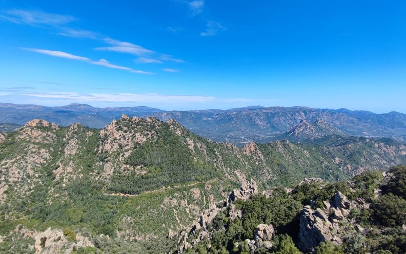 Panorama sul 207 A (Tepilora, alte vie)