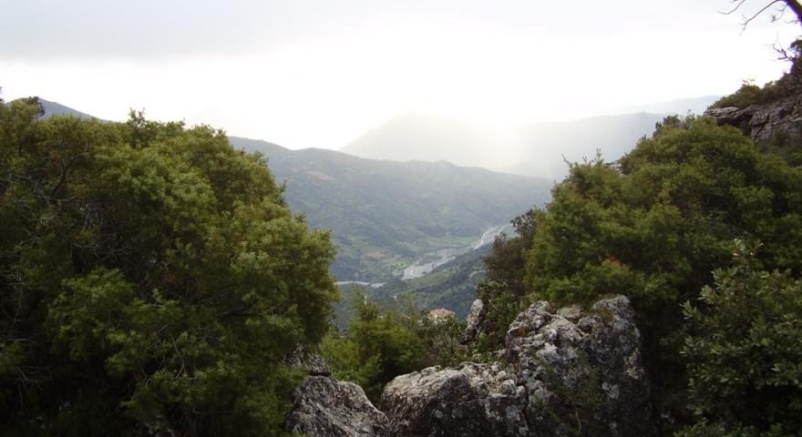 Vista panoramica sulla Valle del Pardu
