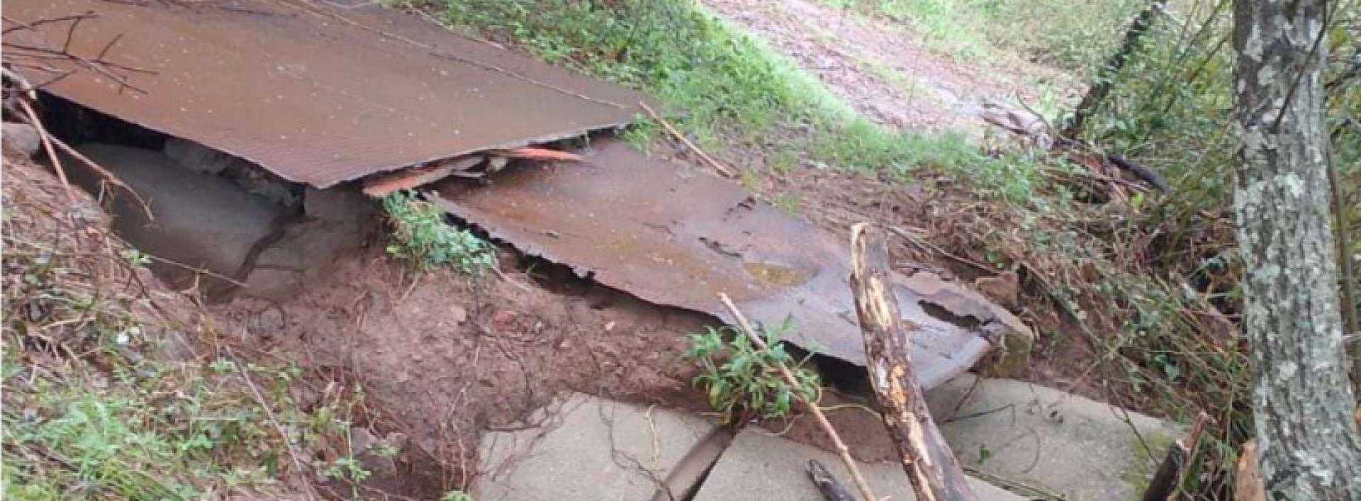 Badu cavanu interruzione sentiero G 602 _tubazione